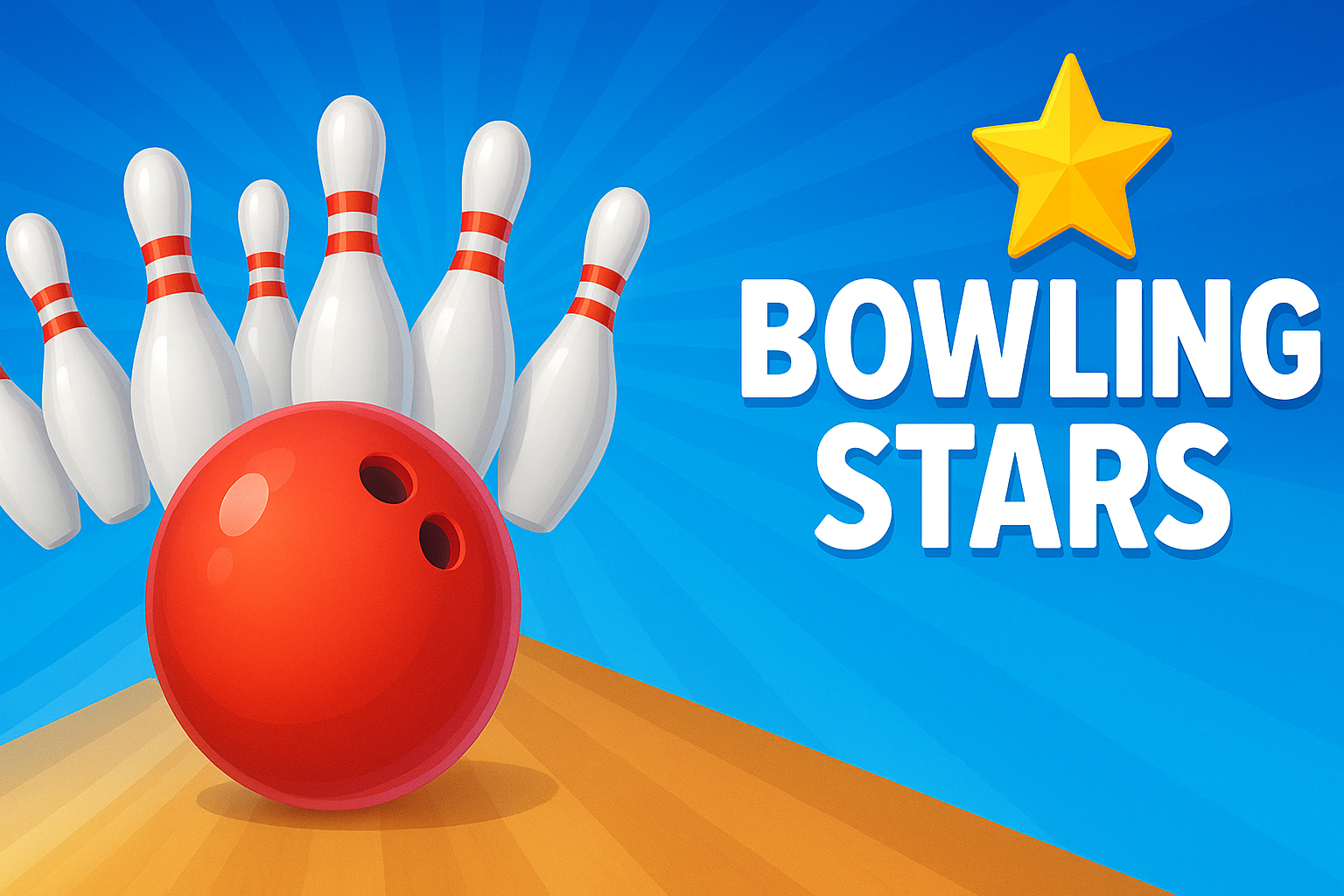 Bowling Stars gameplay screenshot — bowling lane preview