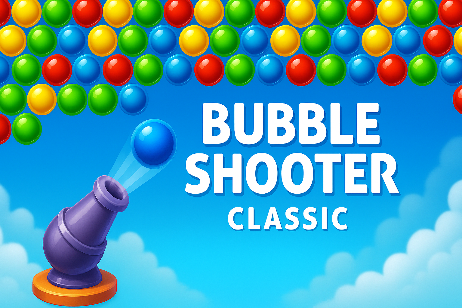 Bubble Shooter Classic — colorful bubbles screenshot